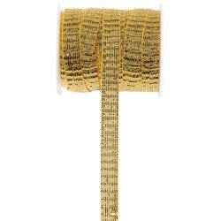 RUBAN BRILLANT OR 10 MM X 5 M