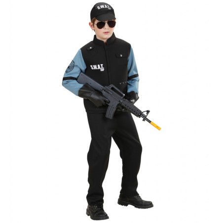 DEGUISEMENT ENFANT POLICE SWAT TAILLE 140 CM 