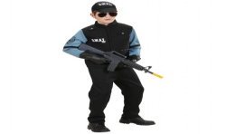 DEGUISEMENT ENFANT POLICE SWAT TAILLE 158 CM