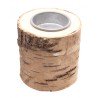 BOUGEOIR TRONC BOULEAU DIA 7.5CM X 8CM