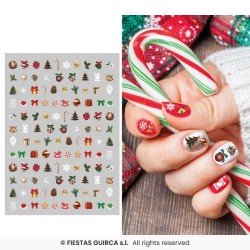 BIJOU OU STICKER POUR LES ONGLES THEME NOEL