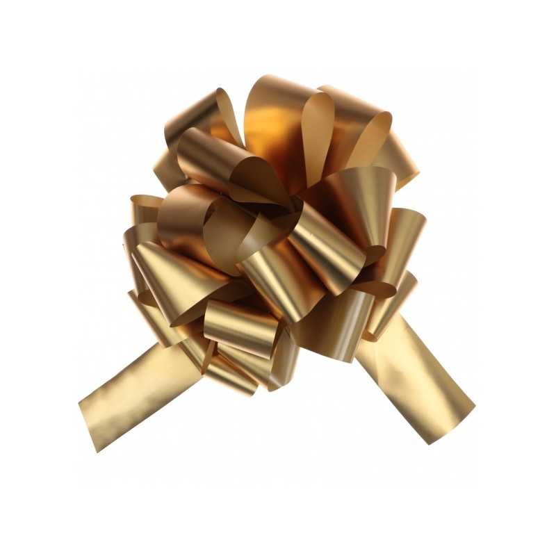 GRAND NOEUD A TIRER AUTOMATIQUE OR METALLISE