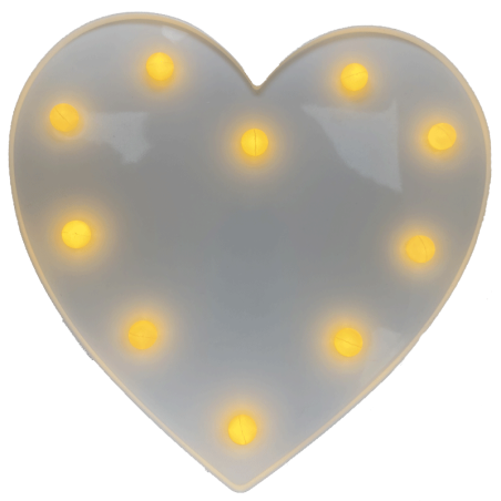 COEUR LED 25 CM 