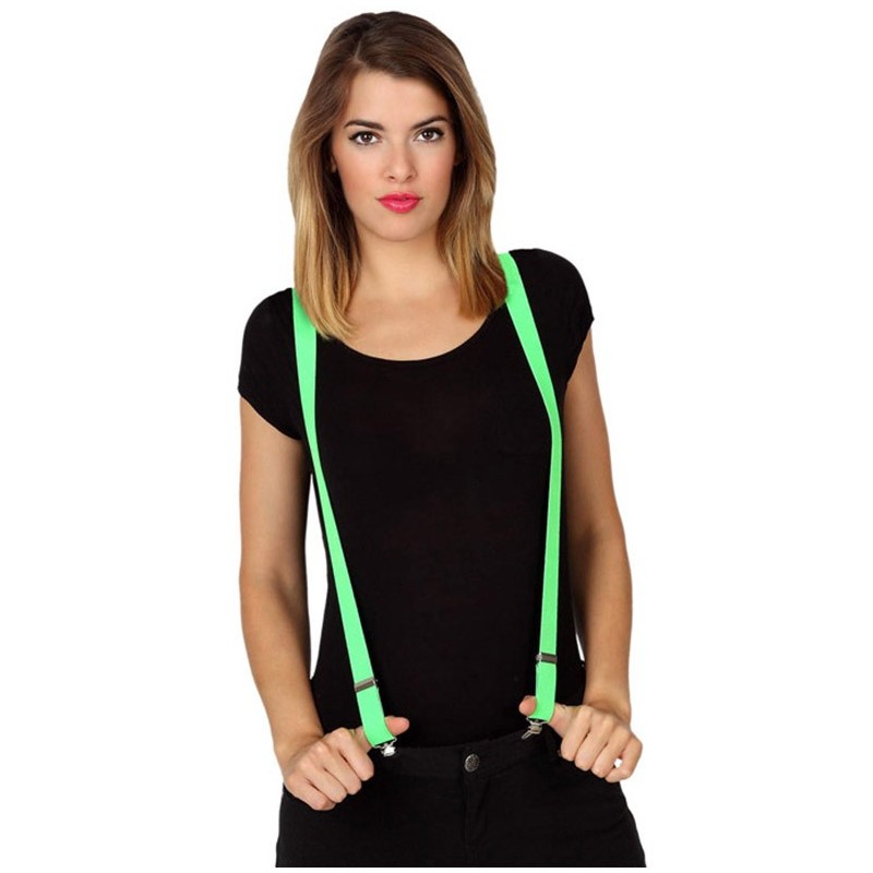 BRETELLES VERT FLUO BRETELLES VERT FLUO