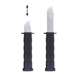 DAGUE OU COUTEAU LAME RENTRANTE OU RETRACTABLE