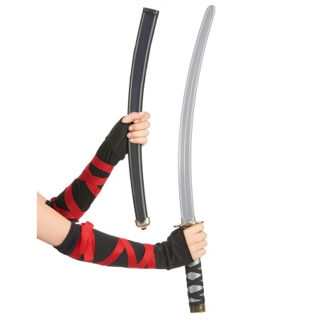 SABRE OU KATANA NINJA ADULTE AVEC FOURREAU 74 CM 