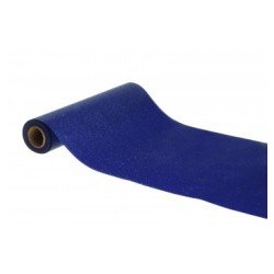CHEMIN DE TABLE PAILLETTES PREMIUM BLEU ROI 30 CM X 5 M