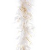 BOA 200 CM 45 G BLANC AVEC FIL D'OR BOA 200 CM 45 G BLANC AVEC FIL D'OR