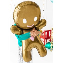 BALLON METALLIQUE PAIN D'EPICE 52 X 83 CM