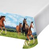 NAPPE MOTIFS CHEVAUX 137 X 259 CM