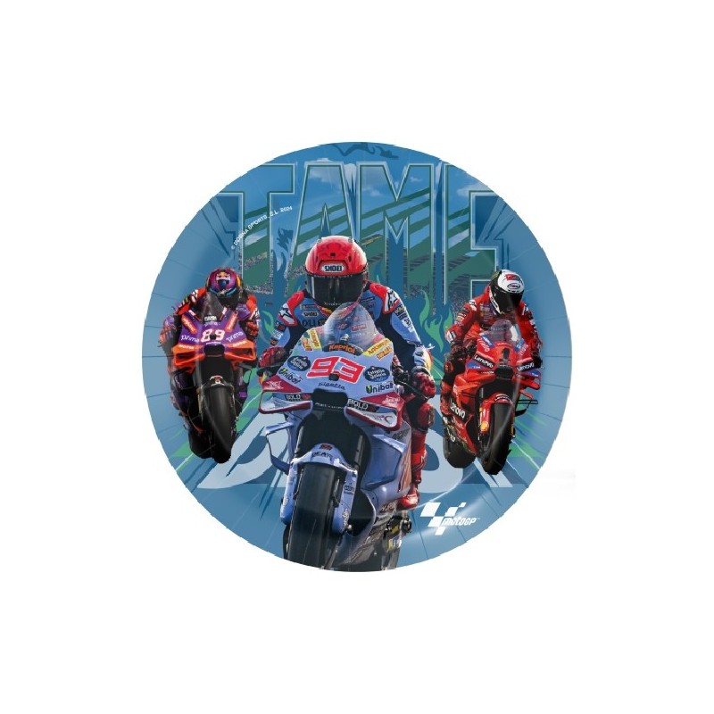 8 ASSIETTES MOTO GP EN CARTON 23 CM 8 ASSIETTES MOTO GP EN CARTON 23 CM