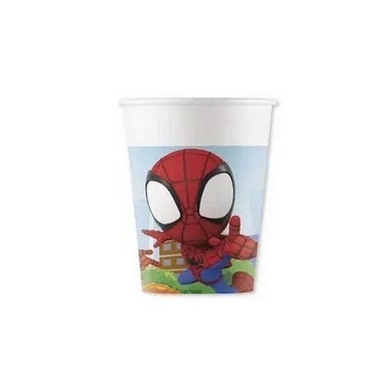 8 GOBELETS SPIDEY ET SES AMIS 200 ML  8 GOBELETS SPIDEY ET SES AMIS 200 ML