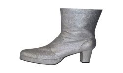 BOTTES TALON PAILLETEES ARGENT TAILLE 38-39