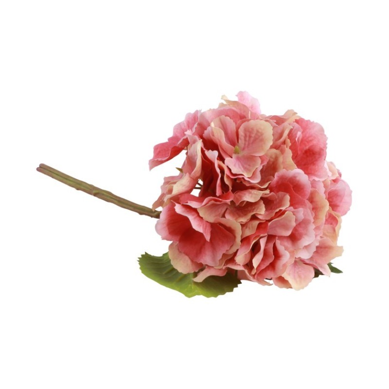 TIGE HORTENSIA ROSE 35CM