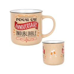 MUG COULEUR POUR UN ANNIVERSAIRE INOUBLIABLE