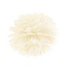 1 POMPOM IVOIRE PAPIER 25 CM