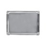 10 PLATEAU TRAITEUR CARTON ARGENT 34 X 45.5 CM 