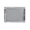 10 PLATEAU TRAITEUR CARTON ARGENT 34 X 45.5 CM