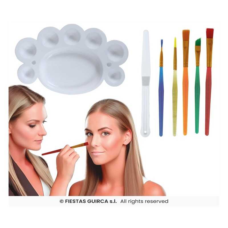 KIT 5 PINCEAUX MAQUILLAGE