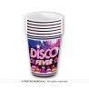 6 GOBELETS CARTONS DISCO FEVER  6 GOBELETS CARTONS DISCO FEVER