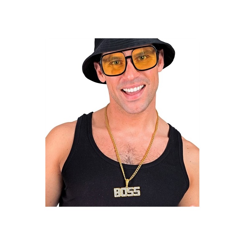 COLLIER OR BOSS STRASS 65 CM  COLLIER OR BOSS STRASS 65 CM