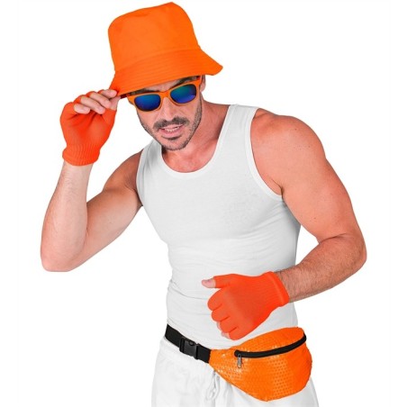 SAC BANANA STRASS ORANGE  FLUO 