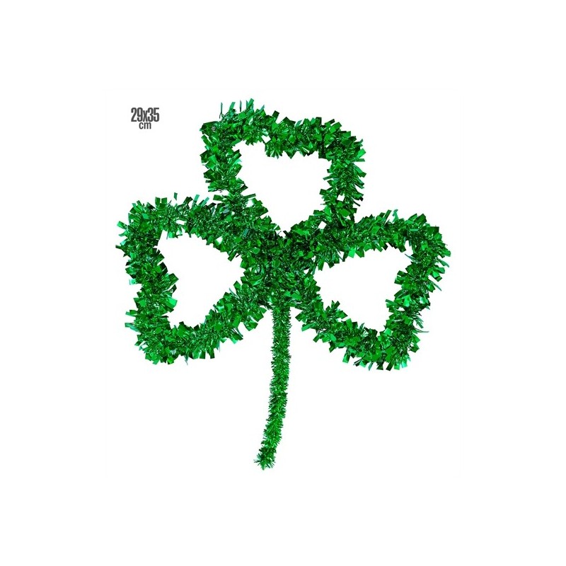 TREFLE SAINT PATRICK LAMES 29 X 35 CM  TREFLE SAINT PATRICK LAMES 29 X 35 CM