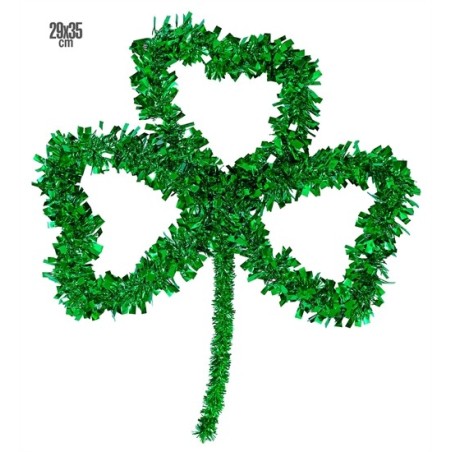 TREFLE SAINT PATRICK LAMES 29 X 35 CM 