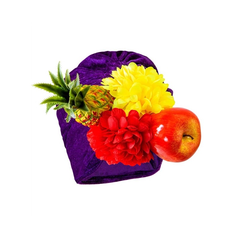 COIFFE DES ILES AVEC POMME ET ANANAS COIFFE DES ILES AVEC POMME ET ANANAS