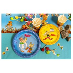 8 ASSIETTES EN CARTON BIODEGRADABLE ASTERIX® 23CM