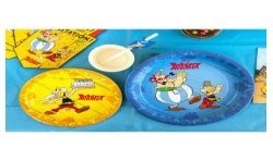 8 ASSIETTES EN CARTON BIODEGRADABLE ASTERIX® 23CM