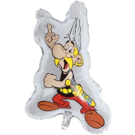 BALLON METALLIQUE PERSONNAGE ASTERIX 77 CM 
