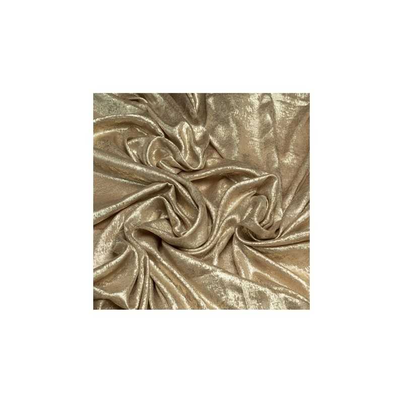 NAPPE EN TISSUS SHEHERAZADE SATINE OR 140 CM X 240 CM