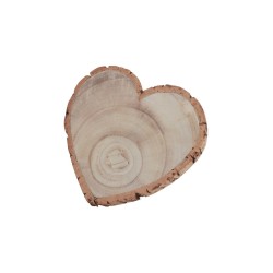 RONDIN COEUR BOIS 19 CM X 19 CM X 3 CM