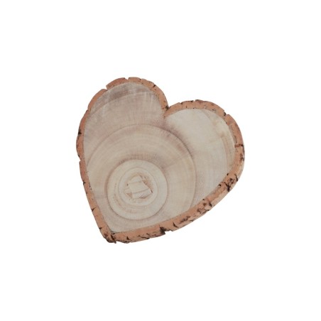 RONDIN COEUR BOIS 19 CM X 19 CM X 3 CM