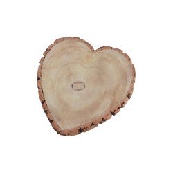 RONDIN COEUR BOIS 23 CM X 23 CM X 3 CM