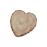 RONDIN COEUR BOIS 23 CM X 23 CM X 3 CM RONDIN COEUR BOIS 23 CM X 23 CM X 3 CM