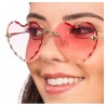 LUNETTES BRANCHES METAL FORME COEUR ROSES 14CM X 14CM X 5.5CM LUNETTES BRANCHES METAL FORME COEUR ROSES 14CM X 14CM X 5.5CM