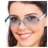 LUNETTES PLASTIQUE FORME COEUR VERRES FUMES BLEUS 14CM X 14CM X 5.5CM LUNETTES PLASTIQUE FORME COEUR VERRES FUMES BLEUS 14CM X 14CM X 5.5CM
