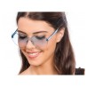 LUNETTES PLASTIQUE FORME COEUR VERRES FUMES BLEUS 14CM X 14CM X 5.5CM LUNETTES PLASTIQUE FORME COEUR VERRES FUMES BLEUS 14CM X 14CM X 5.5CM
