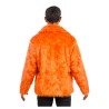 DEGUISEMENT MANTEAU FAUSSE FOURRURE ORANGE TAILLE M