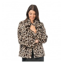 DEGUISEMENT VESTE IMPRIME LEOPARD FEMME TAILLE S