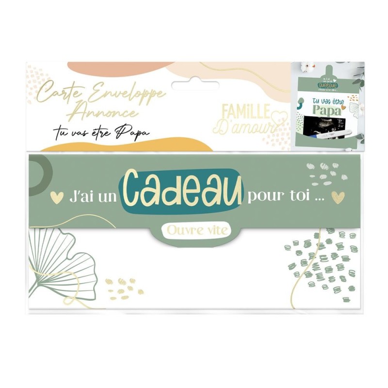 ENVELOPPE ANNONCE TU VAS ETRE PAPA ENVELOPPE ANNONCE TU VAS ETRE PAPA