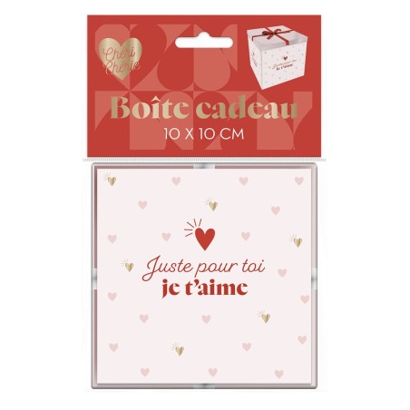 BOITE CADEAUX SAINT VALENTIN PETIT MODELE