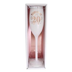 FLUTE BLANCHE 20 ANS EN ROSE GOLD
