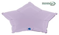 BALLON METALLIQUE ETOILE 46 CM MATTE LILAC OU LILAS SATIN