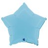 BALLON METALLIQUE ETOILE 46 CM MATTE BLUE OU BLEU SATIN