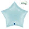 BALLON METALLIQUE ETOILE 46 CM PASTEL BLUE OU BLEU CIEL