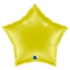 BALLON METALLIQUE ETOILE 46 CM YELLOW OU JAUNE