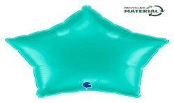 BALLON METALLIQUE ETOILE 46 CM TIFFANY